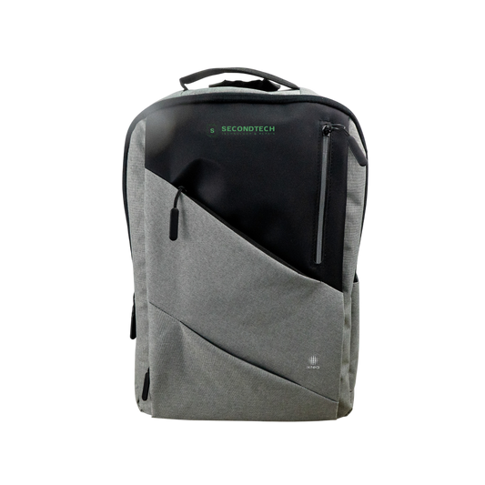 IKREA WR9150 MOCHILA DE NYLON 300D PARA PORTÁTIL HASTA 15'' CON SALIDA USB 30*45*13CM GRIS