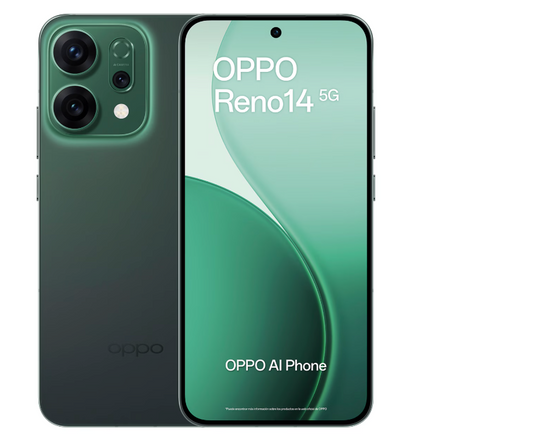 Oppo Reno14 5G 12-256gbgb Luminous Green Nuevo