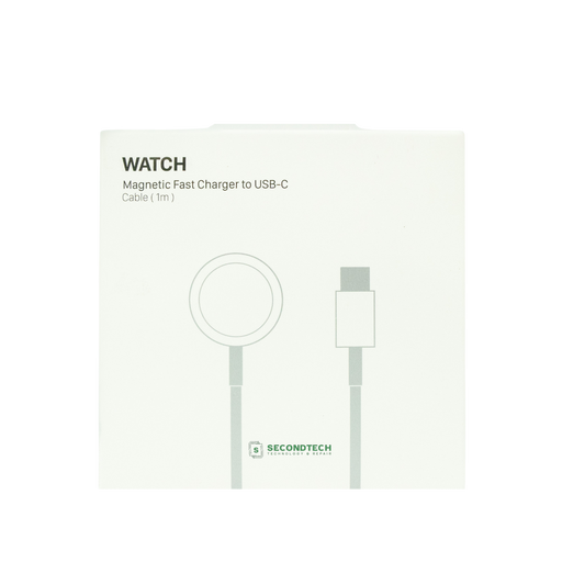 CARGADOR MAGNÉTICO USB-C PARA IWATCH 1M 15W BLANCO