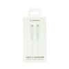 CABLE TYPE-C TO TYPE-C CARGA RÁPIDA 5A 1M BLANCO