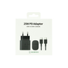 CARGADOR USB-C TO USB-C 25W 3A NEGRO