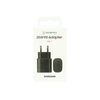 Cargador Samsung 25W PD carga rápida USB Tipo C para móviles (Negro)