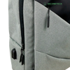 IKREA WR9150 MOCHILA DE NYLON 300D PARA PORTÁTIL HASTA 15'' CON SALIDA USB 30*45*13CM GRIS