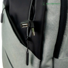 IKREA WR9150 MOCHILA DE NYLON 300D PARA PORTÁTIL HASTA 15'' CON SALIDA USB 30*45*13CM GRIS