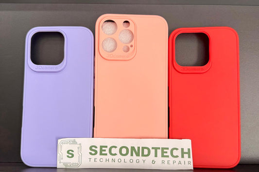 Funda iPhone con Protección Silicona Cámara